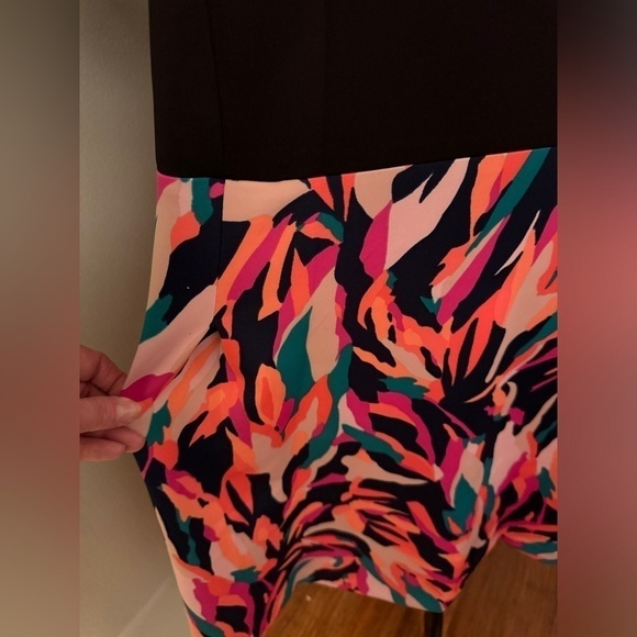 NWT Metaphor Multi Color Stretch Scuba Dress 3X Plus - Picture 5 of 8